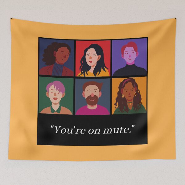 Item preview, You're on mute! - the perks of working from home designed and sold by designair.