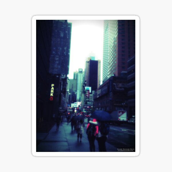 Rachel Maynard Photo - Rainy Day New York City Sticker