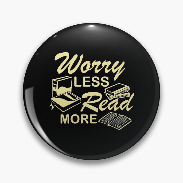 Item preview, Worry less read more books designed and sold by mederDESIGNS.