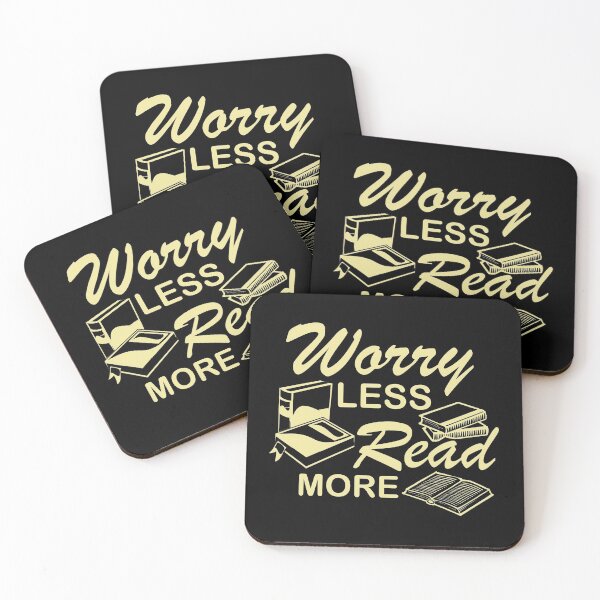 Item preview, Worry less read more books designed and sold by mederDESIGNS.