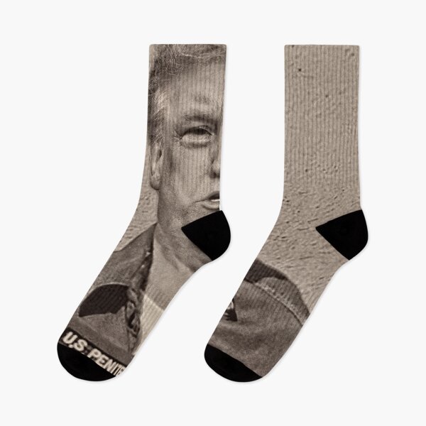 Item preview, President Trump Alcatraz Mugshot Sepia Vintage designed and sold by KALEIDOSCOPE UK.