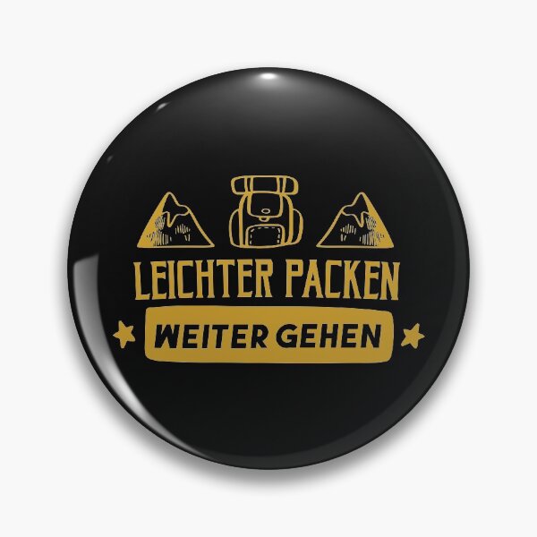 Item preview, Pack Easier Go On | German hiking designed and sold by Ainbowz-Artwork.