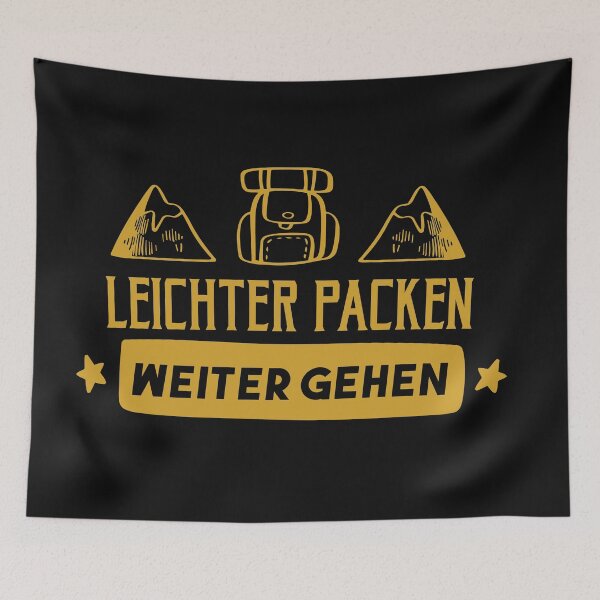 Item preview, Pack Easier Go On | German hiking designed and sold by Ainbowz-Artwork.