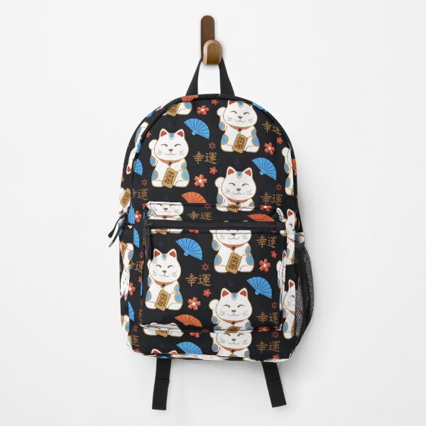 Item preview, Maneki-neko cats pattern designed and sold by k9printart.