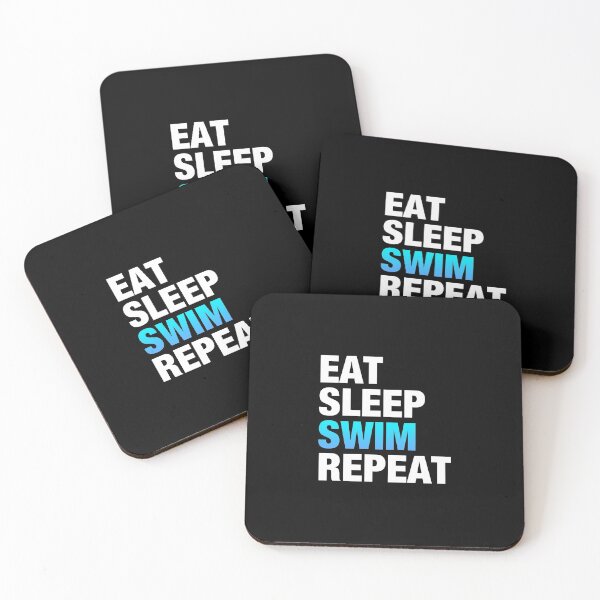 Item preview, Eat Sleep Swim Repeat Quote designed and sold by Arctique.