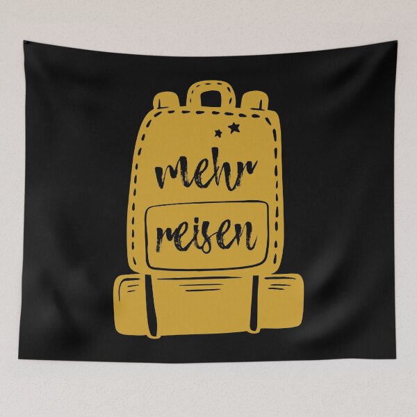 Item preview, More travel | German hiking | Hiking bag designed and sold by Ainbowz-Artwork.