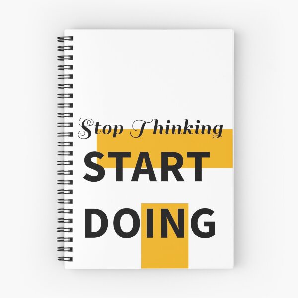 Item preview, Stop Thinking START DOING designed and sold by Mushrankhan.