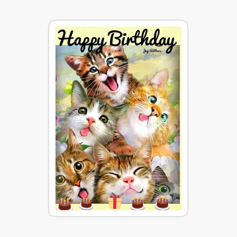 Birthday wishes with cute cats ?\
