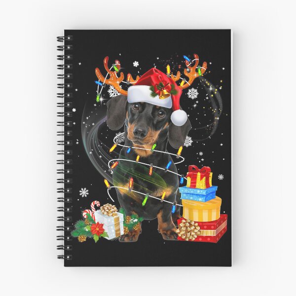 Item preview, Dachshund Reindeer Christmas Lights Funny Dog Xmas Gift +899 designed and sold by ManishDayal.