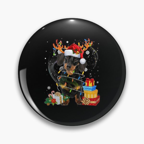 Item preview, Dachshund Reindeer Christmas Lights Funny Dog Xmas Gift +899 designed and sold by ManishDayal.