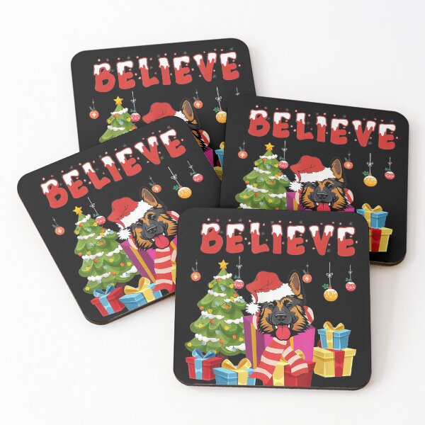 Item preview, Cute German Shepherd Santa Lover Christmas Gift designed and sold by MagicJohnson22.