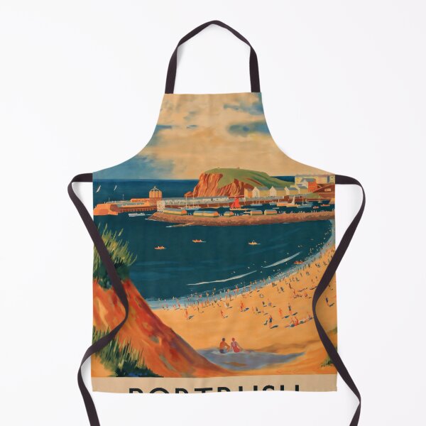 Item preview, retro classic Portrush poster designed and sold by CorasPosters.