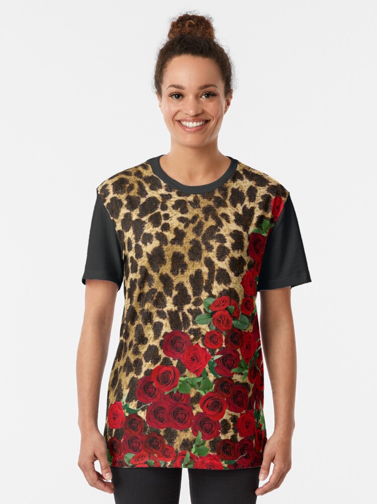 Leopard print T-shirt