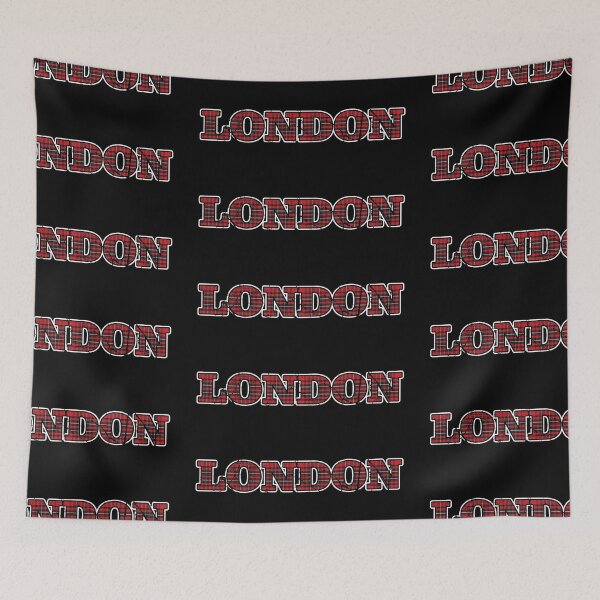 Item preview, London text Scottish Pattern designed and sold by SoccaTamam.