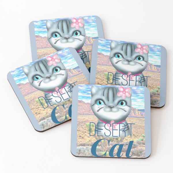 Item preview, DESERT Cat (Flowery) designed and sold by HamiltonmagicTs.