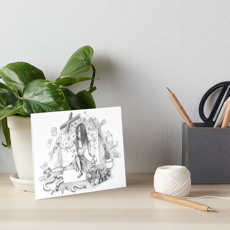 Item preview, Art Board Print designed and sold by Ruta.