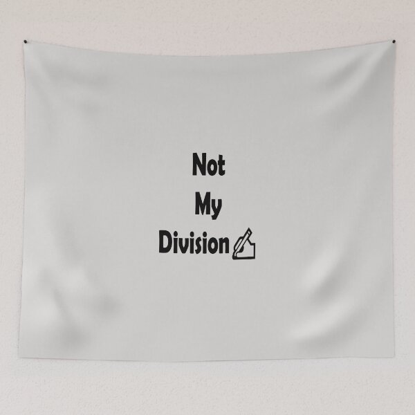 Item preview, Not My Division,Division not,Family Gift idea for dad,brother designed and sold by Souna's  Store.