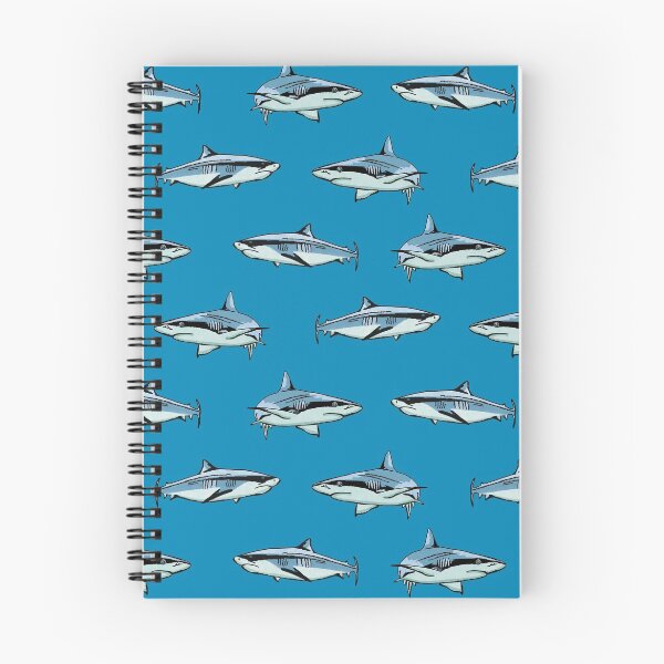 Item preview, Artistic Shark Pattern designed and sold by okpinsArtDesign.