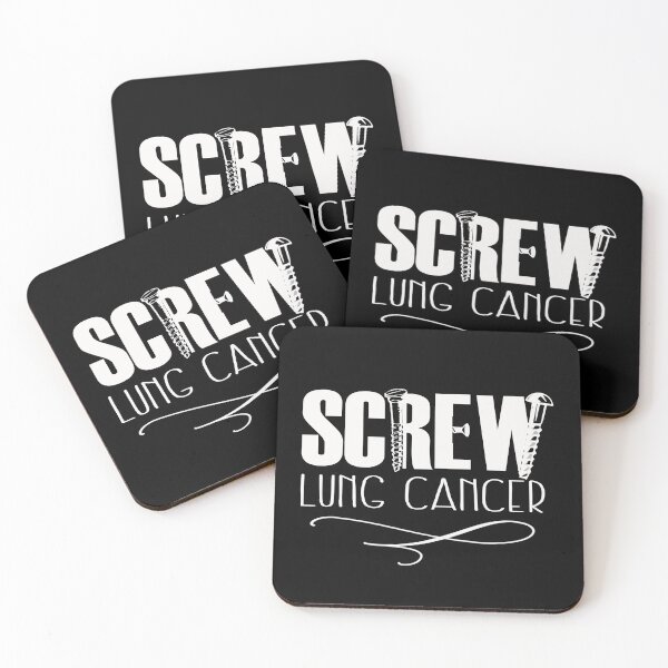 Item preview, Screw lung cancer for lung cancer patients designed and sold by mederDESIGNS.