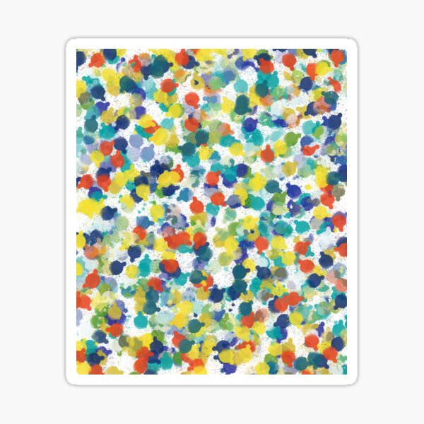 Multi Splatter Sticker