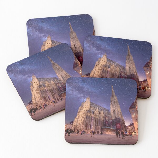 Item preview, St. Stephen's Cathedral at night in Vienna, Austria designed and sold by mitzobs.