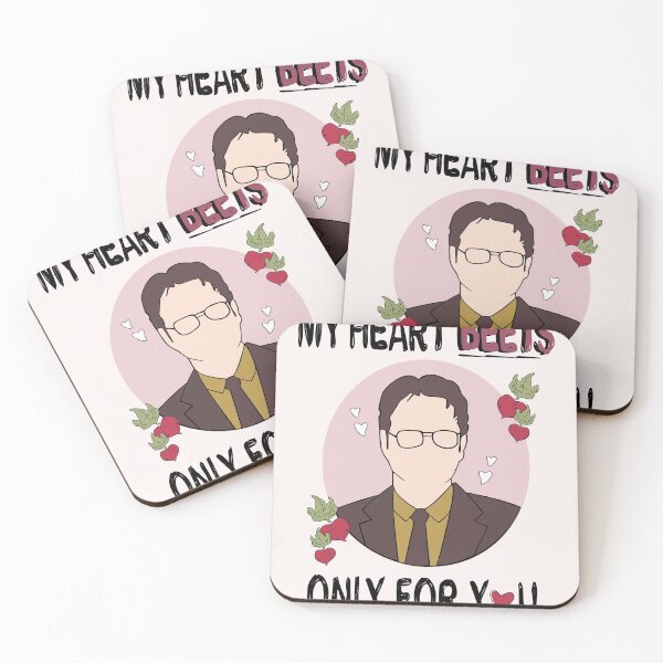 Item preview, Dwight Schrute The Office My Heart Beets Only For designed and sold by SaraahArt.