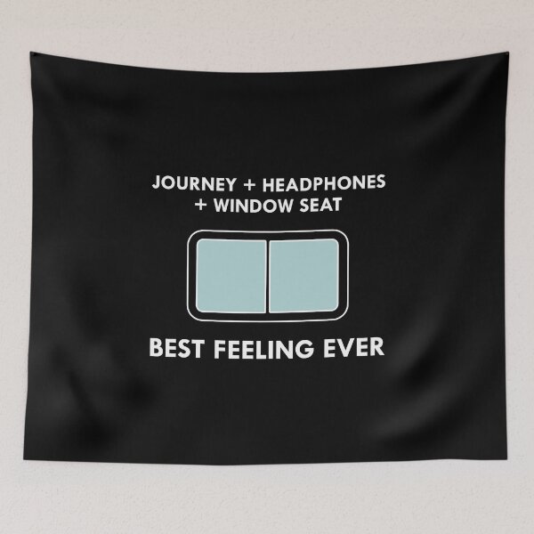 Item preview, Journey Headphones Bus Windows Traveler Gift designed and sold by TastefulTees.