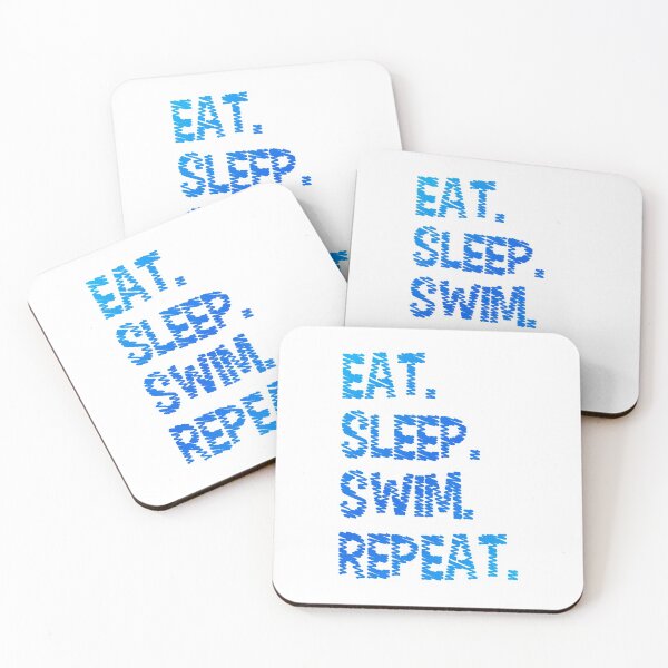 Item preview, Eat sleep swim repeat: Just an other funny design for men and women. designed and sold by fajali master.