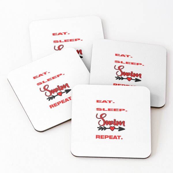 Item preview, Eat sleep swim repeat: Just an other funny design for men and women. designed and sold by fajali master.