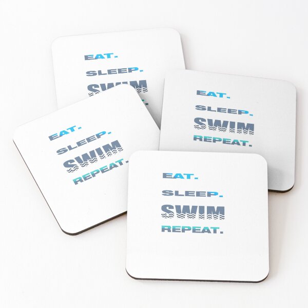 Item preview, Eat sleep swim repeat: Just an other funny design for men and women. designed and sold by fajali master.