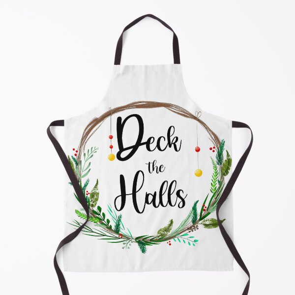 Item preview, Deck the halls Christmas wreath designed and sold by SasshaFaith.