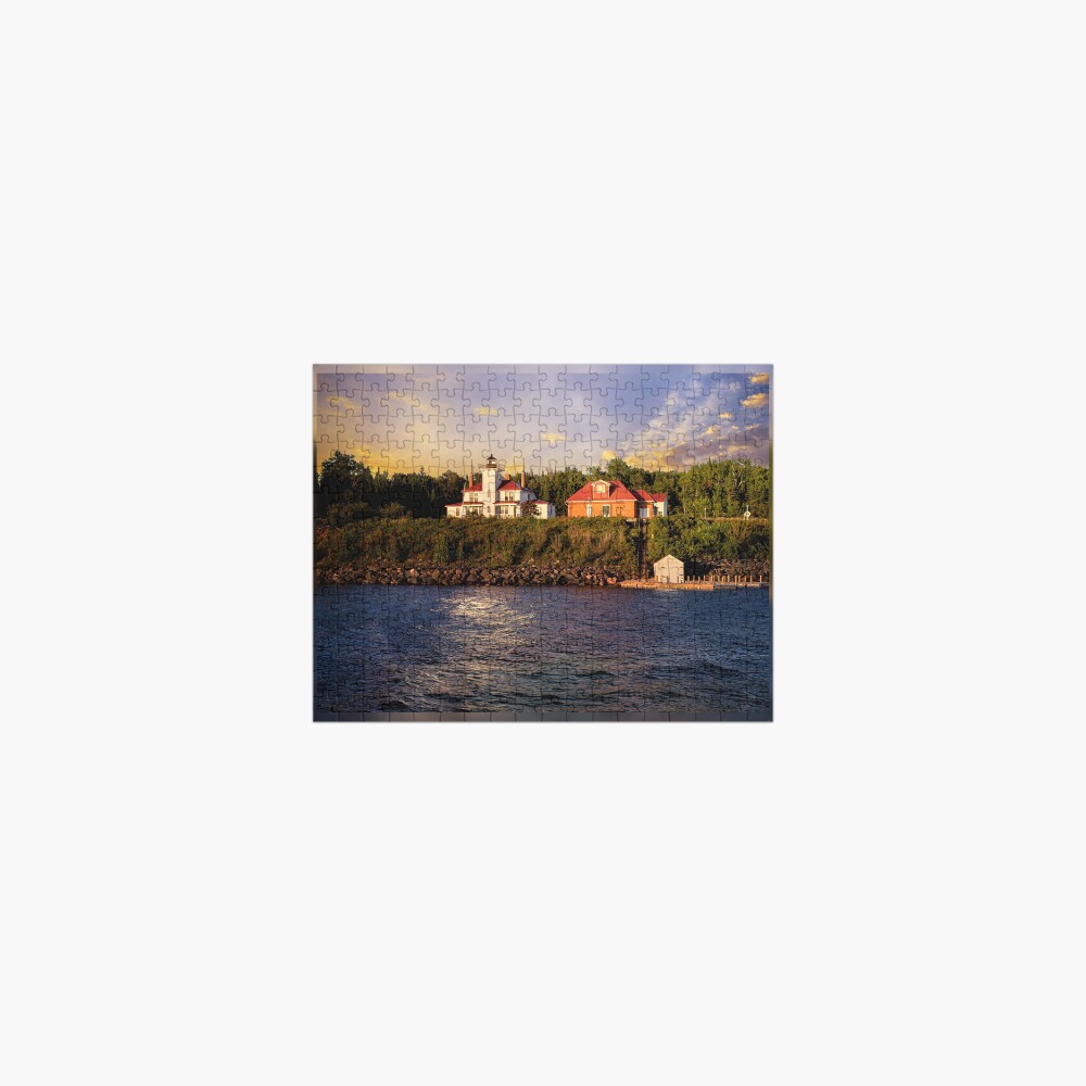 Raspberry Island Lighthouse - Wisconsin Jigsaw Puzzle