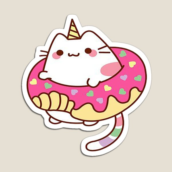 Aperçu de l'œuvre Donut Catunicorn arc-en-ciel créée et vendue par slc2213.