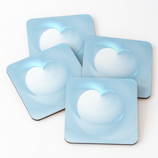Item preview, Smooth Blue Fractal Heart designed and sold by Sybille-Yates.
