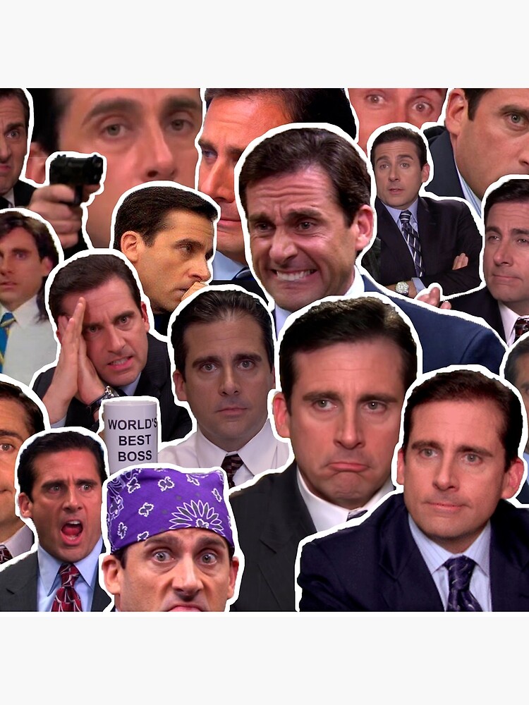 Michael Scott - The Office Collage Throw Pillow for Sale by Michaelws