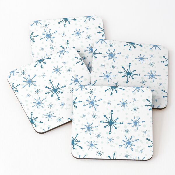 Item preview, Blue and white Christmas scandi pattern designed and sold by Favegiftings1.