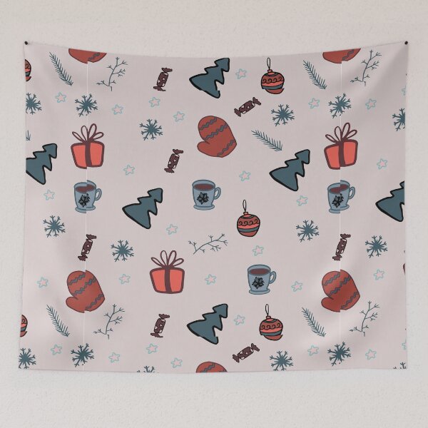 Item preview, Neutral scandi christmas pattern  designed and sold by Favegiftings1.