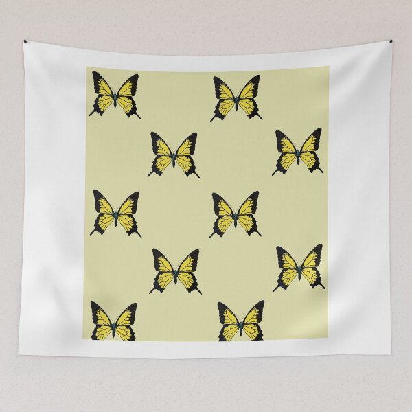 Item preview, Yellow butterfly print designed and sold by Clarasart28.