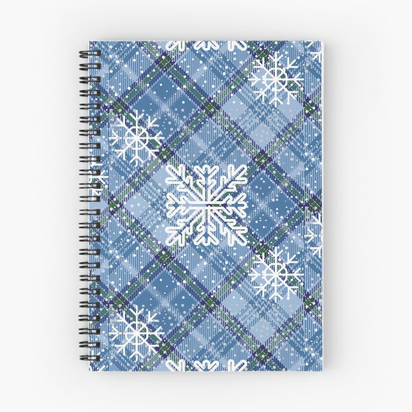 Item preview, Christmas plaid snowflake Blue  designed and sold by kyds.