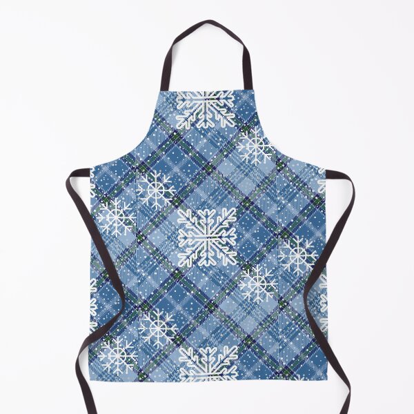 Item preview, Christmas plaid snowflake Blue designed and sold by kyds.