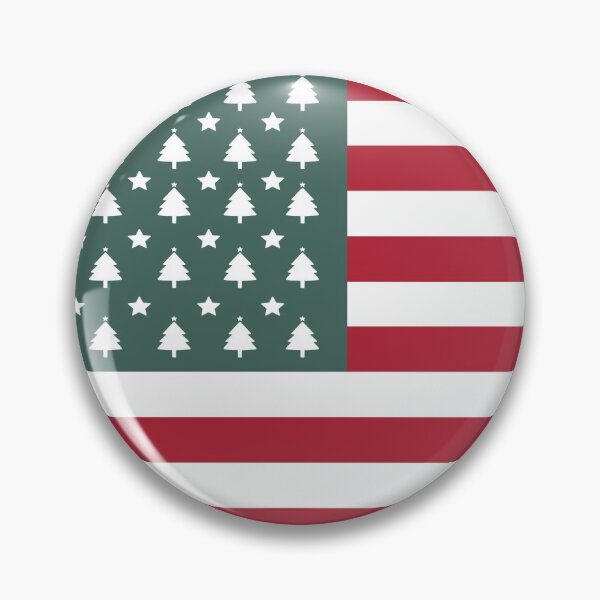 Item preview, American Christmas Mood USA Flag designed and sold by SoccaTamam.