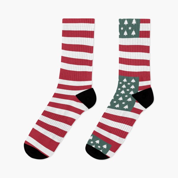 Item preview, American Christmas Mood USA Flag designed and sold by SoccaTamam.