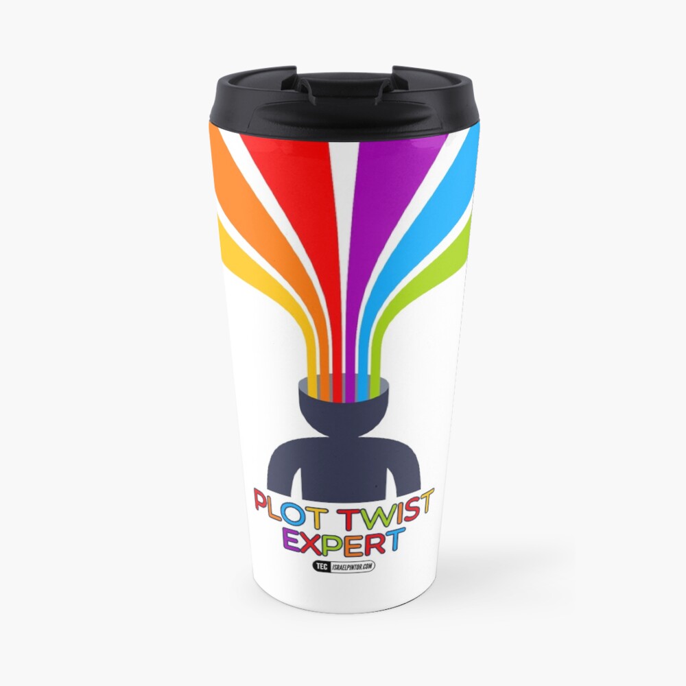 Plot Twist Expert Taza de viaje