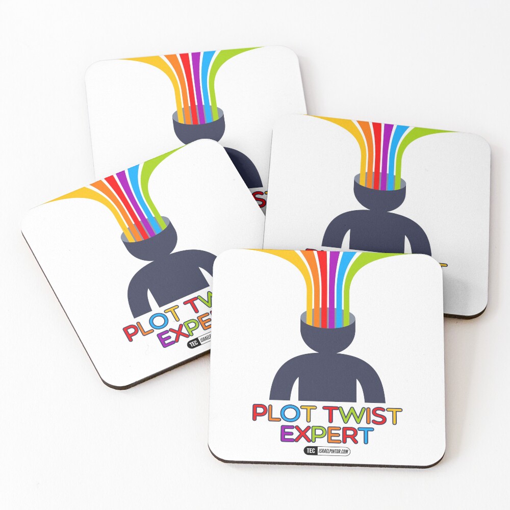 Plot Twist Expert Posavasos (lote de 4)