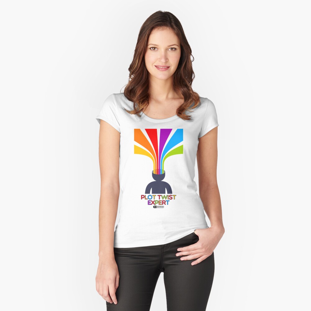 Plot Twist Expert Camiseta entallada de cuello ancho