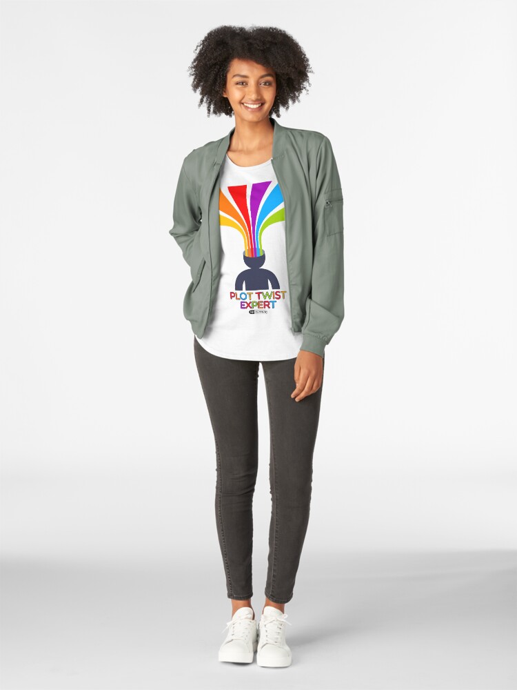 Vista alternativa de Camiseta premium de cuello ancho Plot Twist Expert