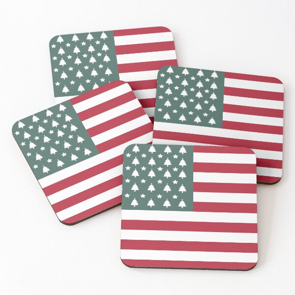 Item preview, American Christmas Mood USA Flag designed and sold by SoccaTamam.