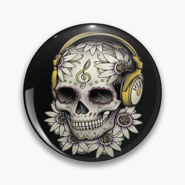 Item preview, Skull with Headphones designed and sold by slc2213.