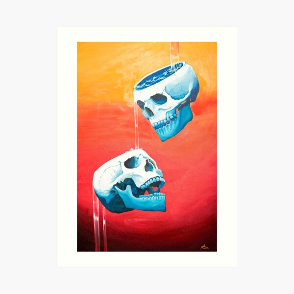 Two of Cups - Original Painting Art Print