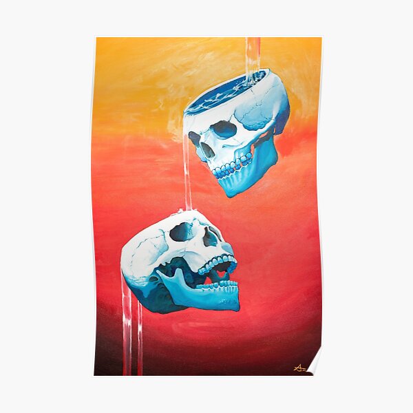 Two of Cups - Original Painting Poster